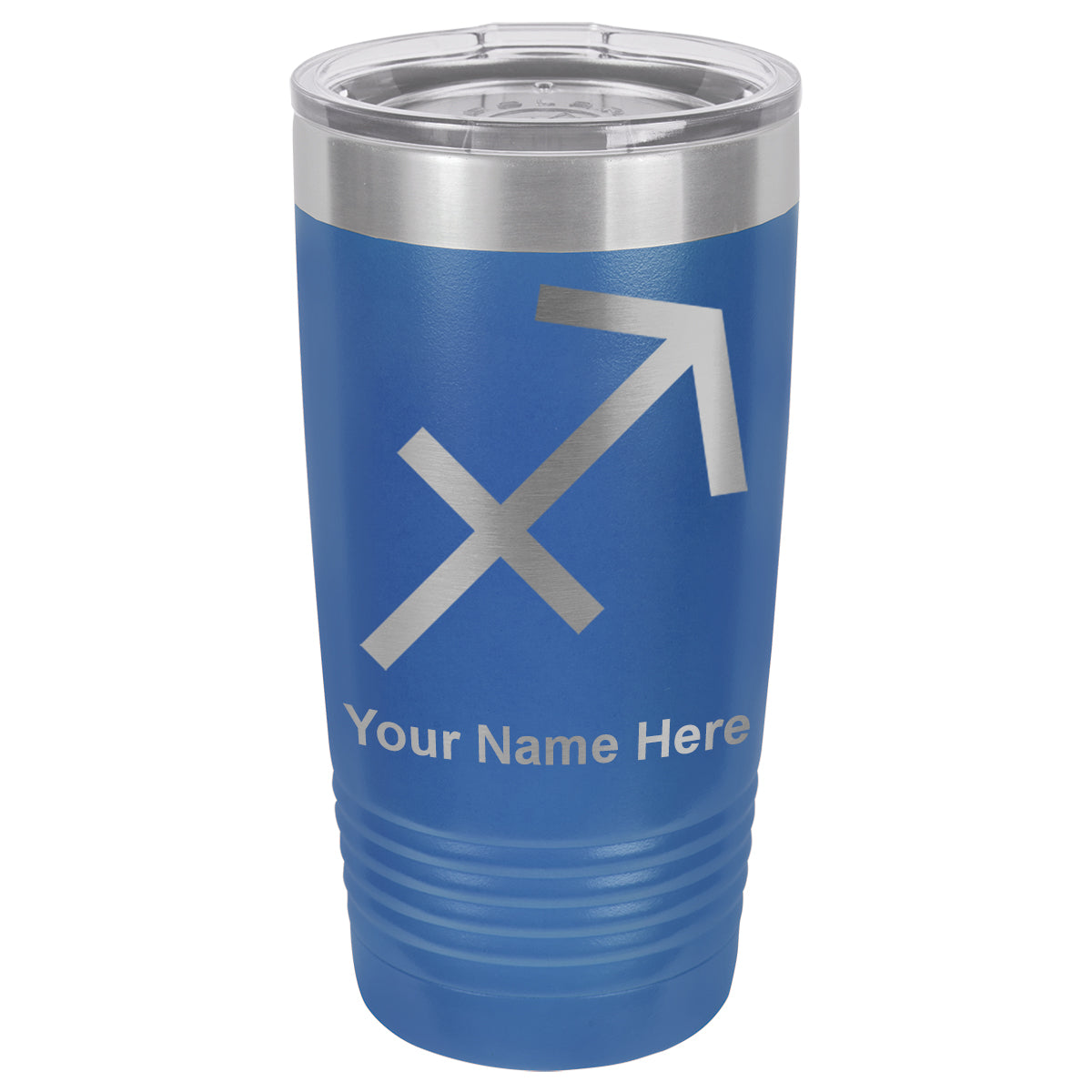 20oz Vacuum Insulated Tumbler Mug, Zodiac Sign Sagittarius, Personalized Engraving Included