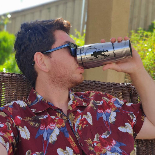 Commuter Travel Mug, World's Greatest Nephew, Personalized Engraving Included