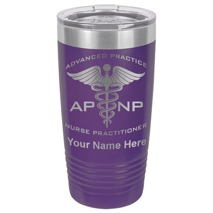 20oz Vacuum Insulated Tumbler Mug, APNP Advanced Practice Nurse Practitioner, Personalized Engraving Included