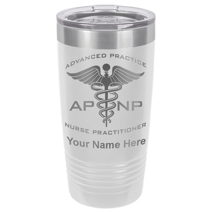 20oz Vacuum Insulated Tumbler Mug, APNP Advanced Practice Nurse Practitioner, Personalized Engraving Included