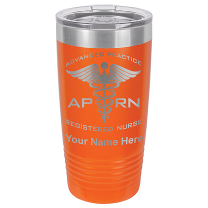 20oz Vacuum Insulated Tumbler Mug, APRN Advanced Practice Registered Nurse, Personalized Engraving Included