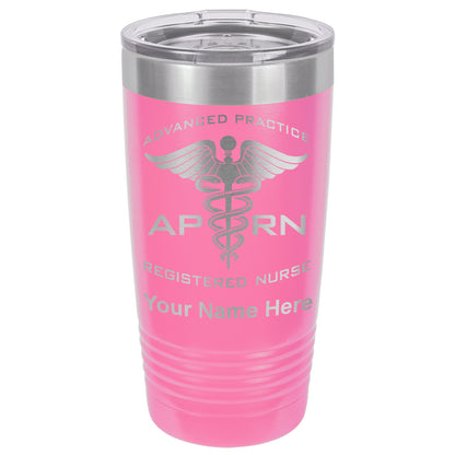 20oz Vacuum Insulated Tumbler Mug, APRN Advanced Practice Registered Nurse, Personalized Engraving Included