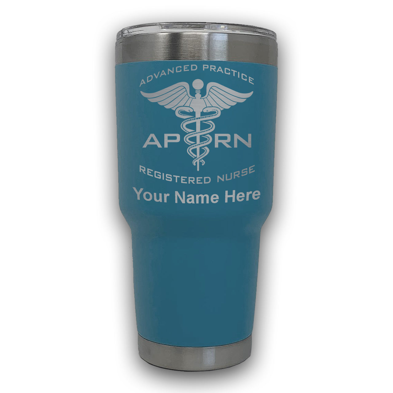LaserGram 30oz Tumbler Mug, APRN Advanced Practice Registered Nurse, Personalized Engraving Included