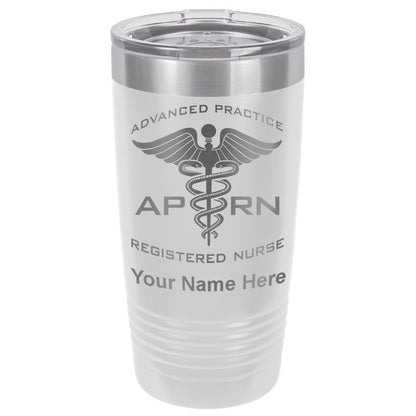 20oz Vacuum Insulated Tumbler Mug, APRN Advanced Practice Registered Nurse, Personalized Engraving Included