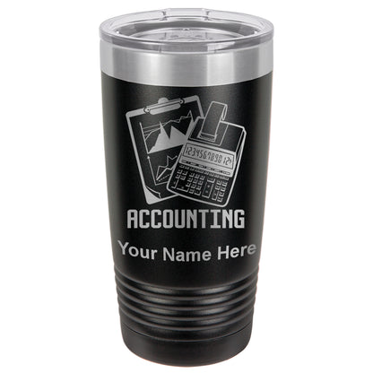 20oz Vacuum Insulated Tumbler Mug, Accounting, Personalized Engraving Included - LaserGram Custom Engraved Gifts