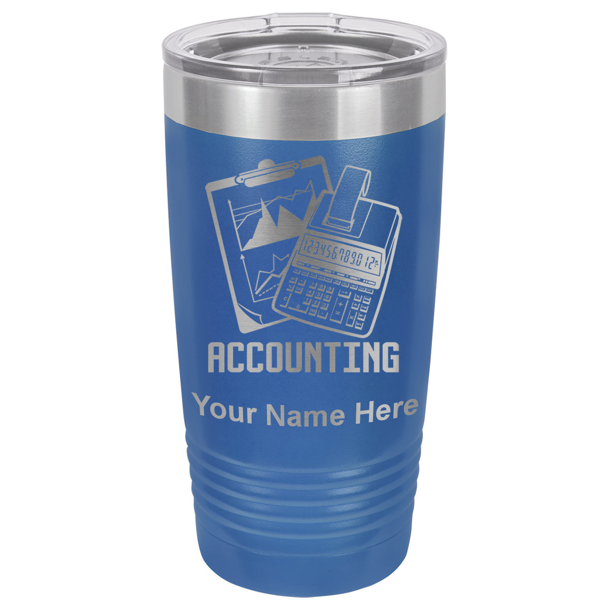 20oz Vacuum Insulated Tumbler Mug, Accounting, Personalized Engraving Included - LaserGram Custom Engraved Gifts