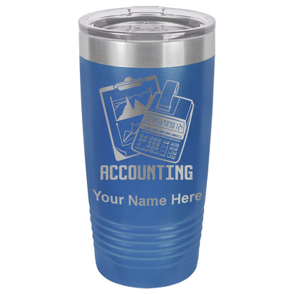 20oz Vacuum Insulated Tumbler Mug, Accounting, Personalized Engraving Included - LaserGram Custom Engraved Gifts