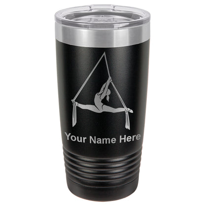 20oz Vacuum Insulated Tumbler Mug, Aerial Silks, Personalized Engraving Included