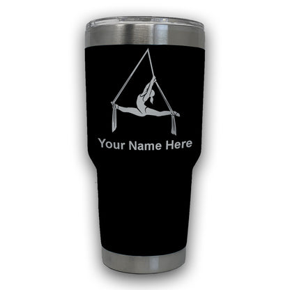 LaserGram 30oz Tumbler Mug, Aerial Silks, Personalized Engraving Included
