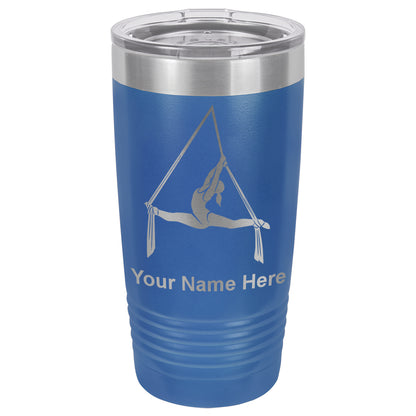 20oz Vacuum Insulated Tumbler Mug, Aerial Silks, Personalized Engraving Included