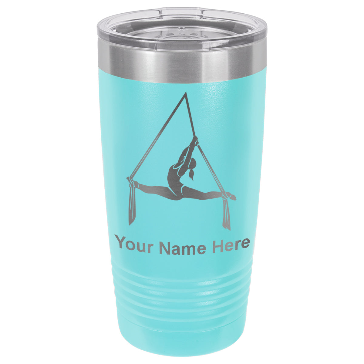 20oz Vacuum Insulated Tumbler Mug, Aerial Silks, Personalized Engraving Included