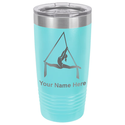 20oz Vacuum Insulated Tumbler Mug, Aerial Silks, Personalized Engraving Included