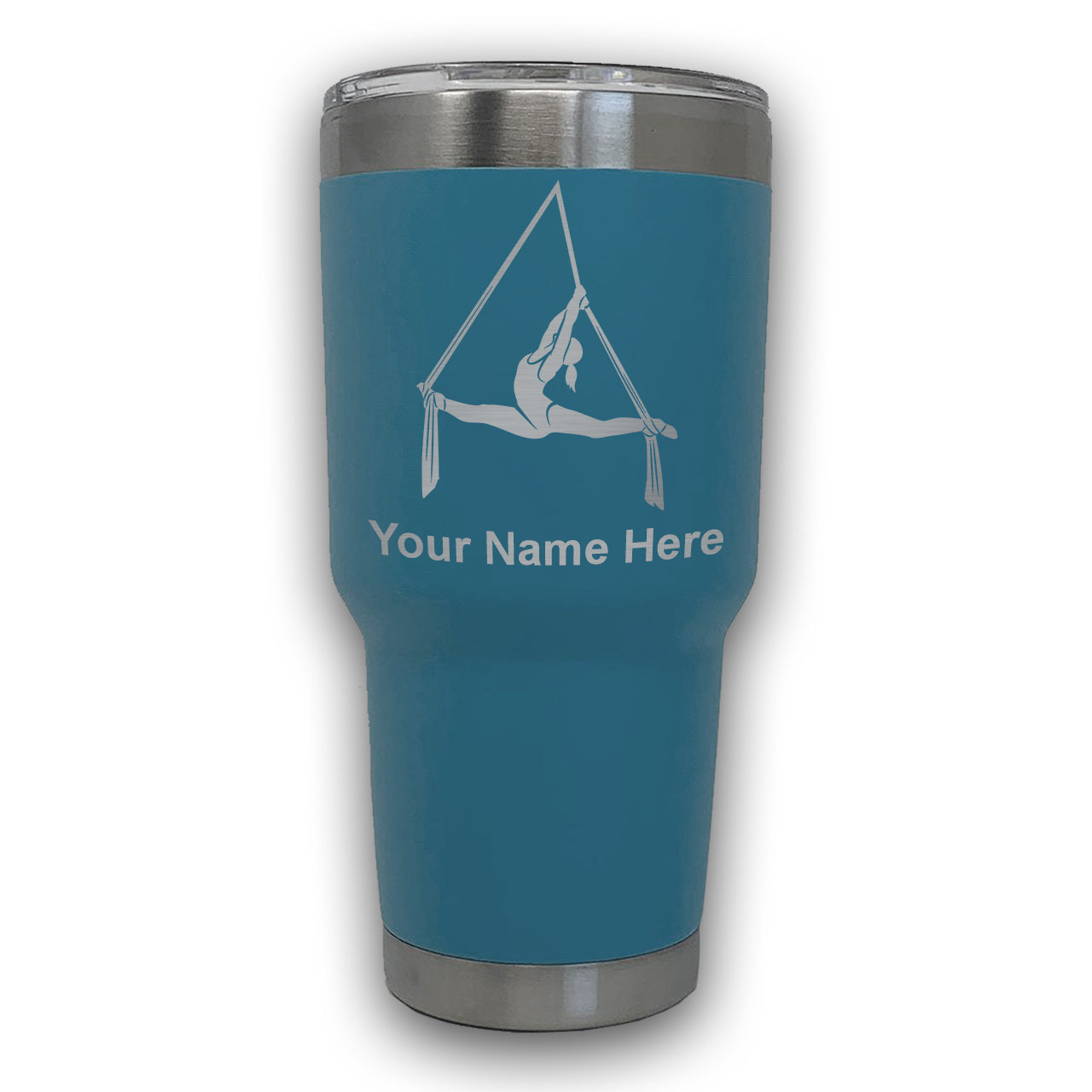 LaserGram 30oz Tumbler Mug, Aerial Silks, Personalized Engraving Included
