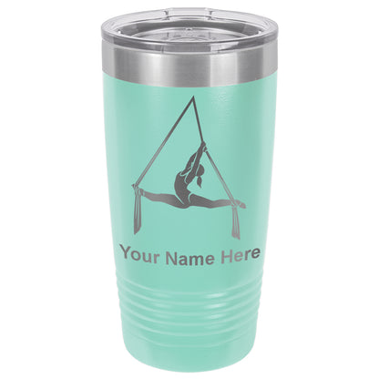20oz Vacuum Insulated Tumbler Mug, Aerial Silks, Personalized Engraving Included
