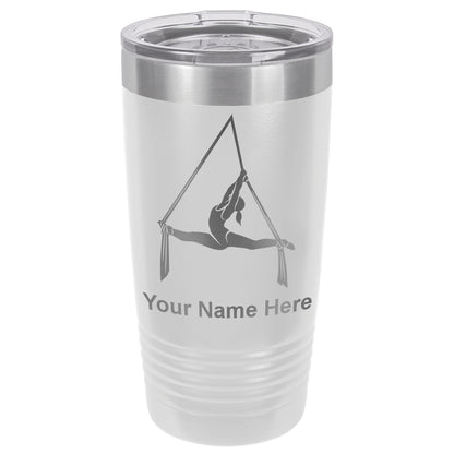 20oz Vacuum Insulated Tumbler Mug, Aerial Silks, Personalized Engraving Included