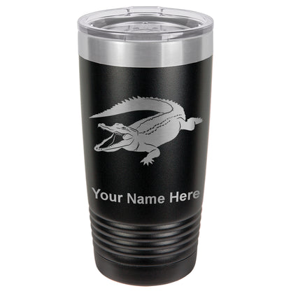 20oz Vacuum Insulated Tumbler Mug, Alligator, Personalized Engraving Included