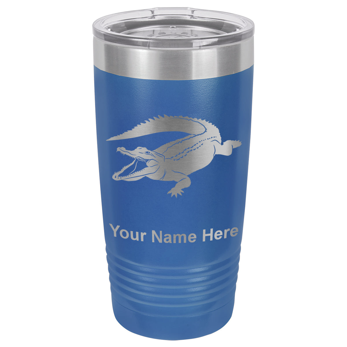 20oz Vacuum Insulated Tumbler Mug, Alligator, Personalized Engraving Included