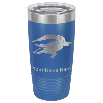 20oz Vacuum Insulated Tumbler Mug, Alligator, Personalized Engraving Included