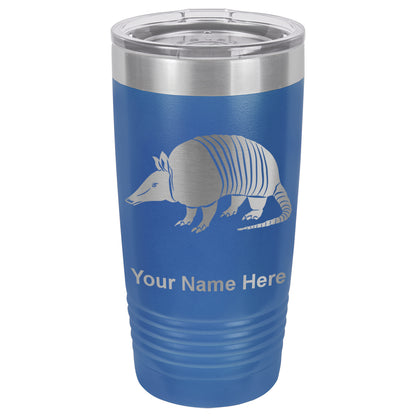 20oz Vacuum Insulated Tumbler Mug, Armadillo, Personalized Engraving Included