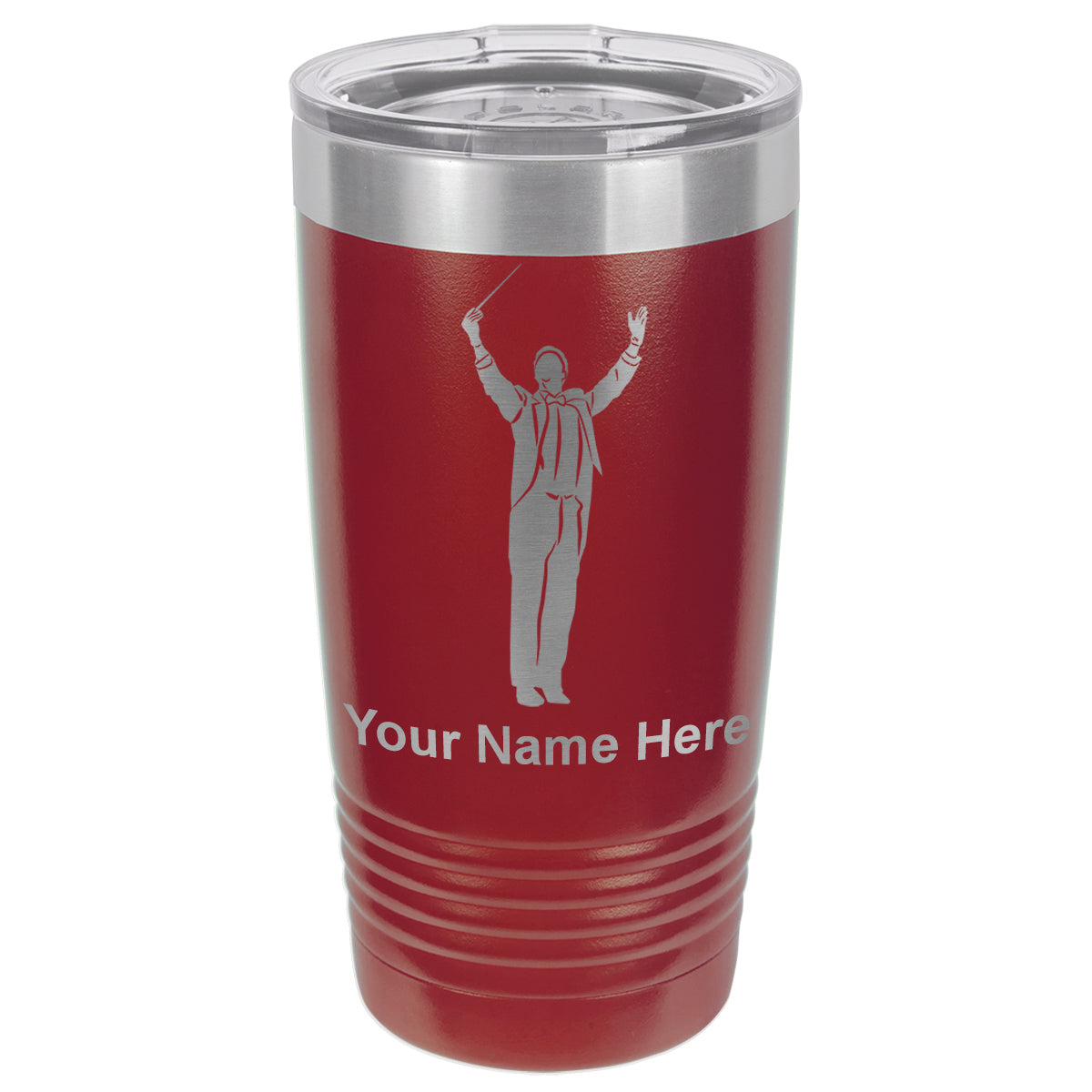 20oz Vacuum Insulated Tumbler Mug, Band Director, Personalized Engraving Included