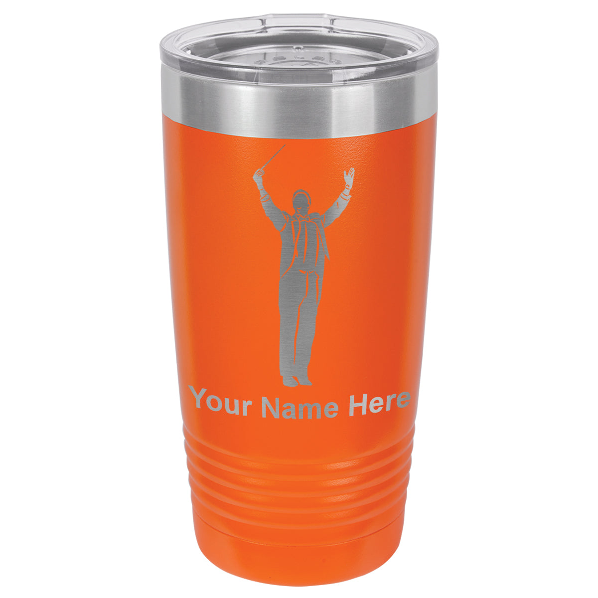 20oz Vacuum Insulated Tumbler Mug, Band Director, Personalized Engraving Included