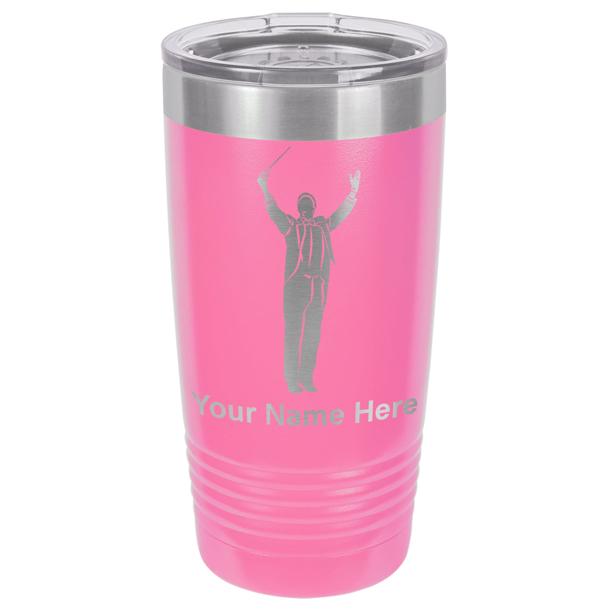 20oz Vacuum Insulated Tumbler Mug, Band Director, Personalized Engraving Included