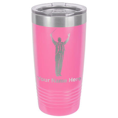 20oz Vacuum Insulated Tumbler Mug, Band Director, Personalized Engraving Included