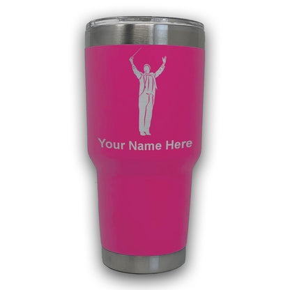 LaserGram 30oz Tumbler Mug, Band Director, Personalized Engraving Included