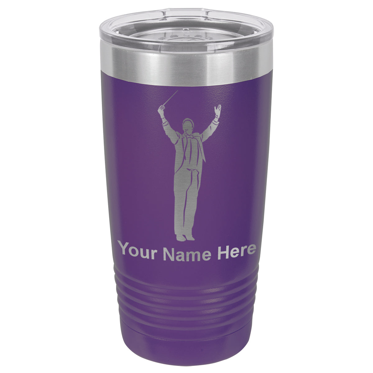 20oz Vacuum Insulated Tumbler Mug, Band Director, Personalized Engraving Included