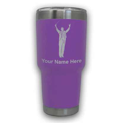 LaserGram 30oz Tumbler Mug, Band Director, Personalized Engraving Included