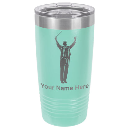 20oz Vacuum Insulated Tumbler Mug, Band Director, Personalized Engraving Included