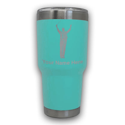 LaserGram 30oz Tumbler Mug, Band Director, Personalized Engraving Included