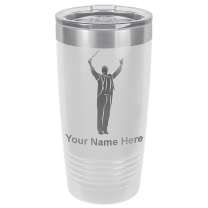 20oz Vacuum Insulated Tumbler Mug, Band Director, Personalized Engraving Included