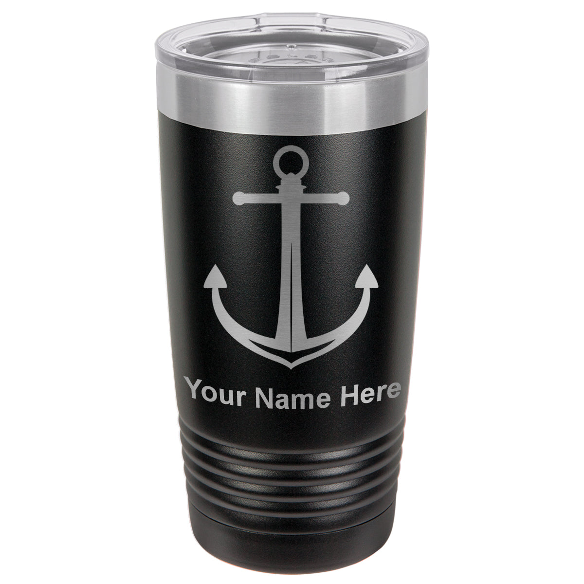 20oz Vacuum Insulated Tumbler Mug, Boat Anchor, Personalized Engraving Included