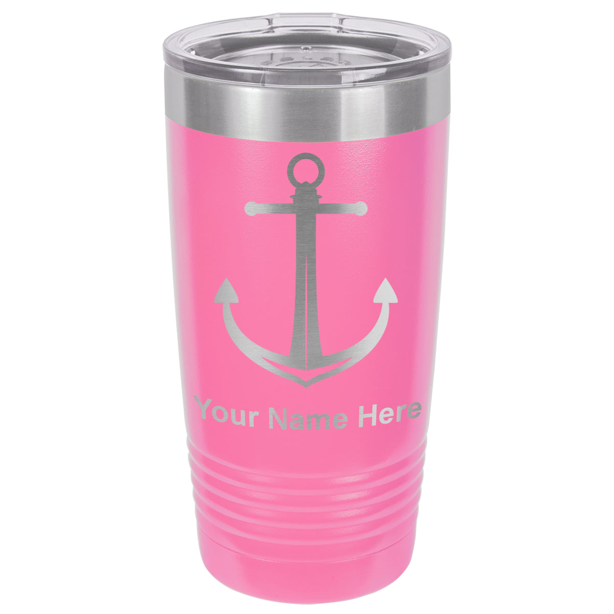 20oz Vacuum Insulated Tumbler Mug, Boat Anchor, Personalized Engraving Included