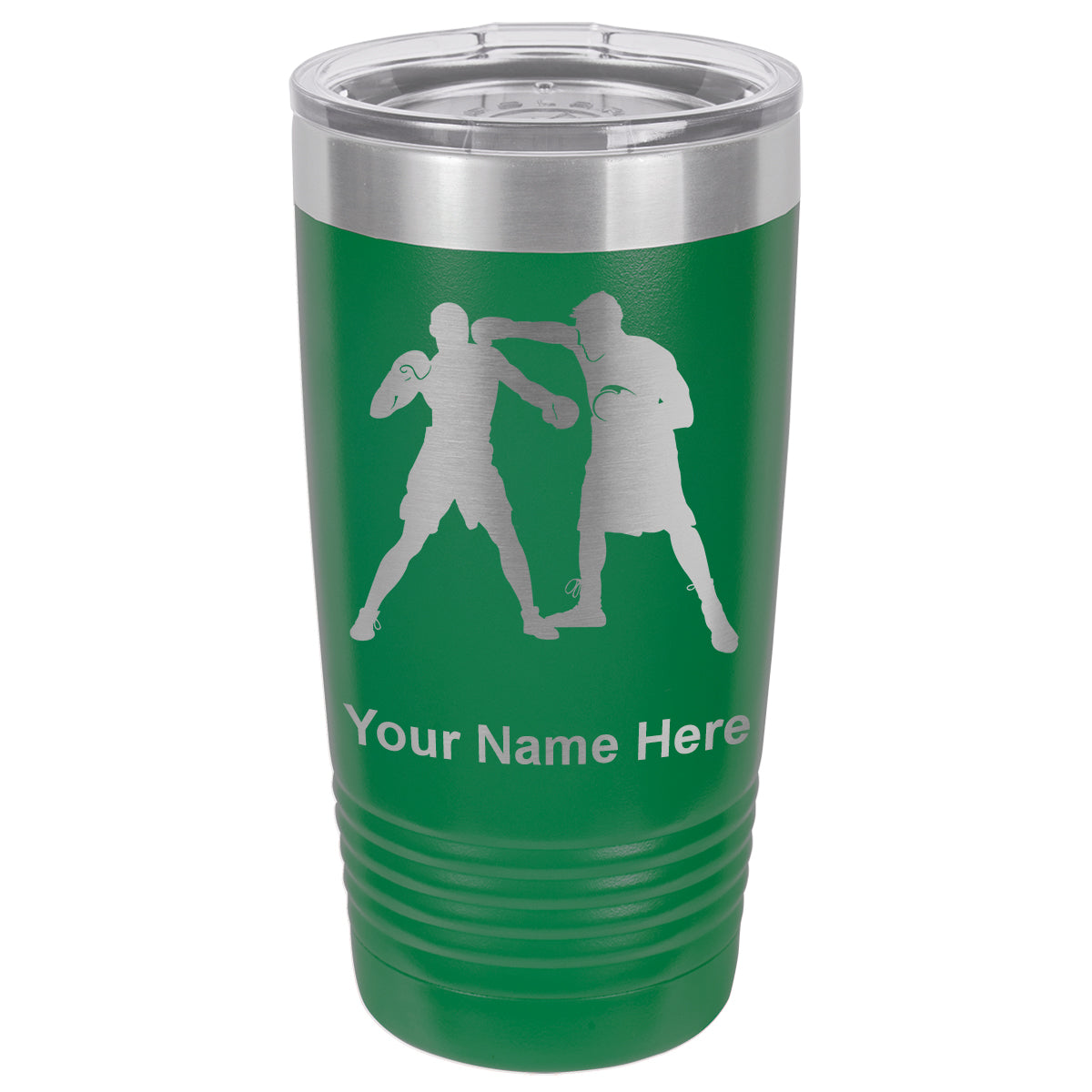 20oz Vacuum Insulated Tumbler Mug, Boxers Boxing, Personalized Engraving Included