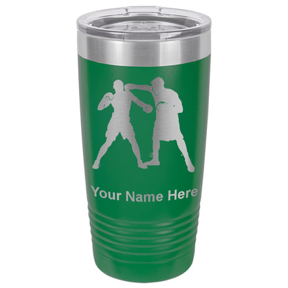 20oz Vacuum Insulated Tumbler Mug, Boxers Boxing, Personalized Engraving Included