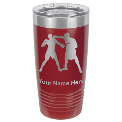 20oz Vacuum Insulated Tumbler Mug, Boxers Boxing, Personalized Engraving Included