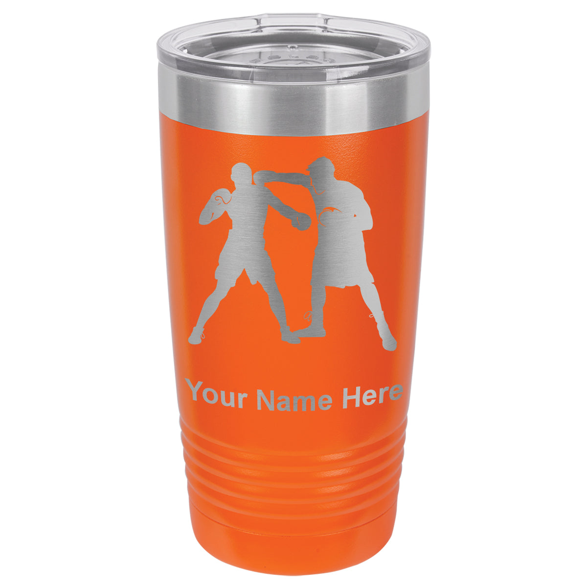 20oz Vacuum Insulated Tumbler Mug, Boxers Boxing, Personalized Engraving Included