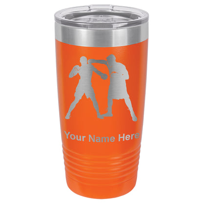 20oz Vacuum Insulated Tumbler Mug, Boxers Boxing, Personalized Engraving Included