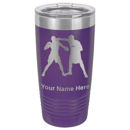 20oz Vacuum Insulated Tumbler Mug, Boxers Boxing, Personalized Engraving Included