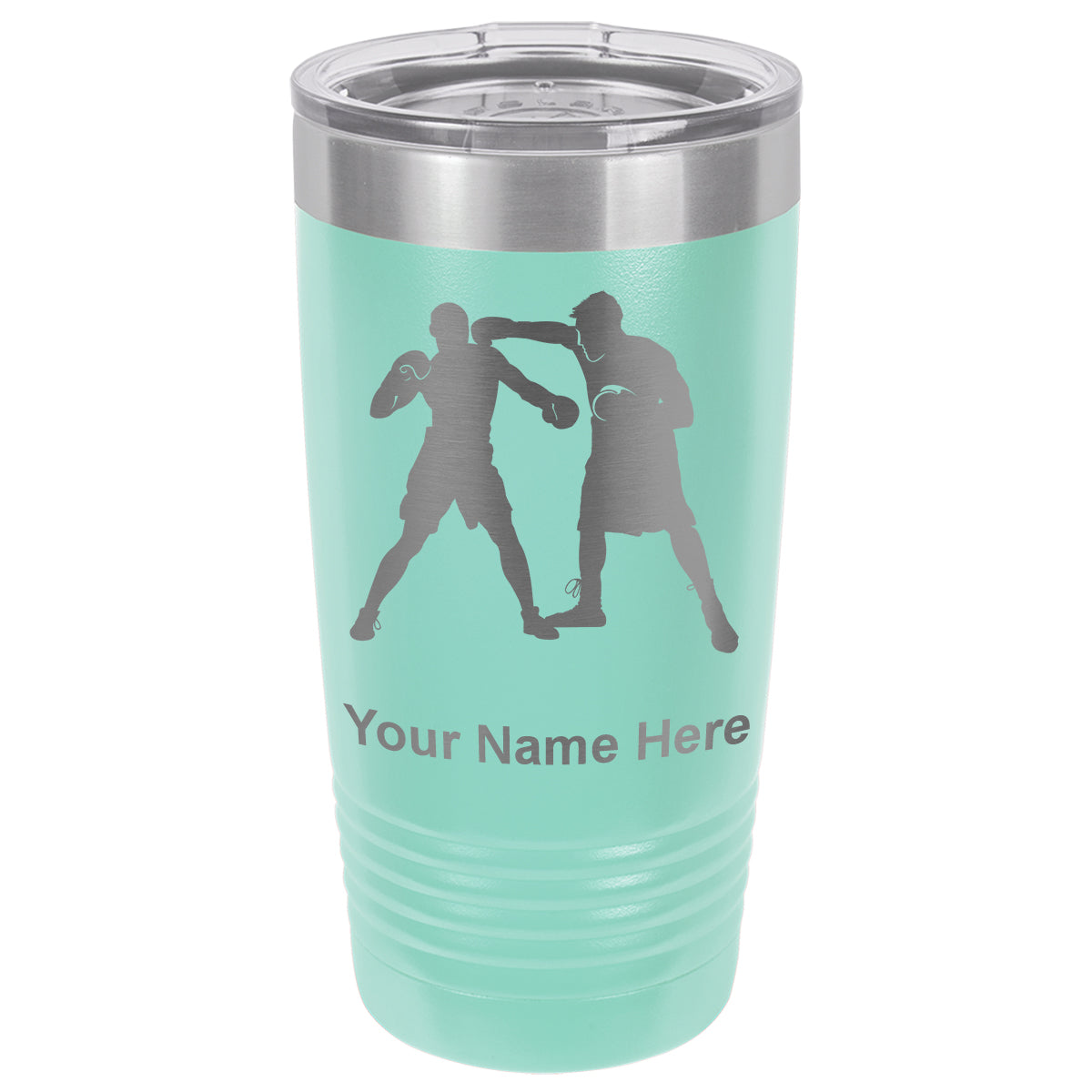 20oz Vacuum Insulated Tumbler Mug, Boxers Boxing, Personalized Engraving Included