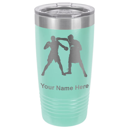 20oz Vacuum Insulated Tumbler Mug, Boxers Boxing, Personalized Engraving Included