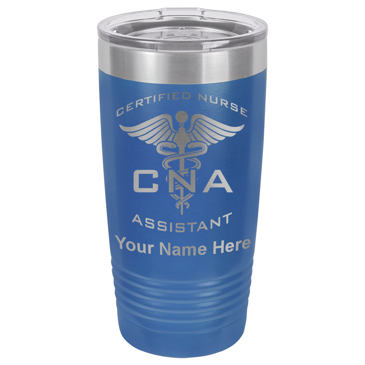 20oz Vacuum Insulated Tumbler Mug, CNA Certified Nurse Assistant, Personalized Engraving Included