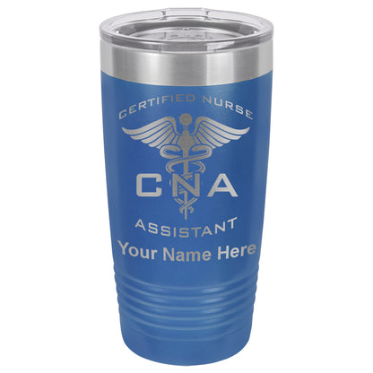 20oz Vacuum Insulated Tumbler Mug, CNA Certified Nurse Assistant, Personalized Engraving Included