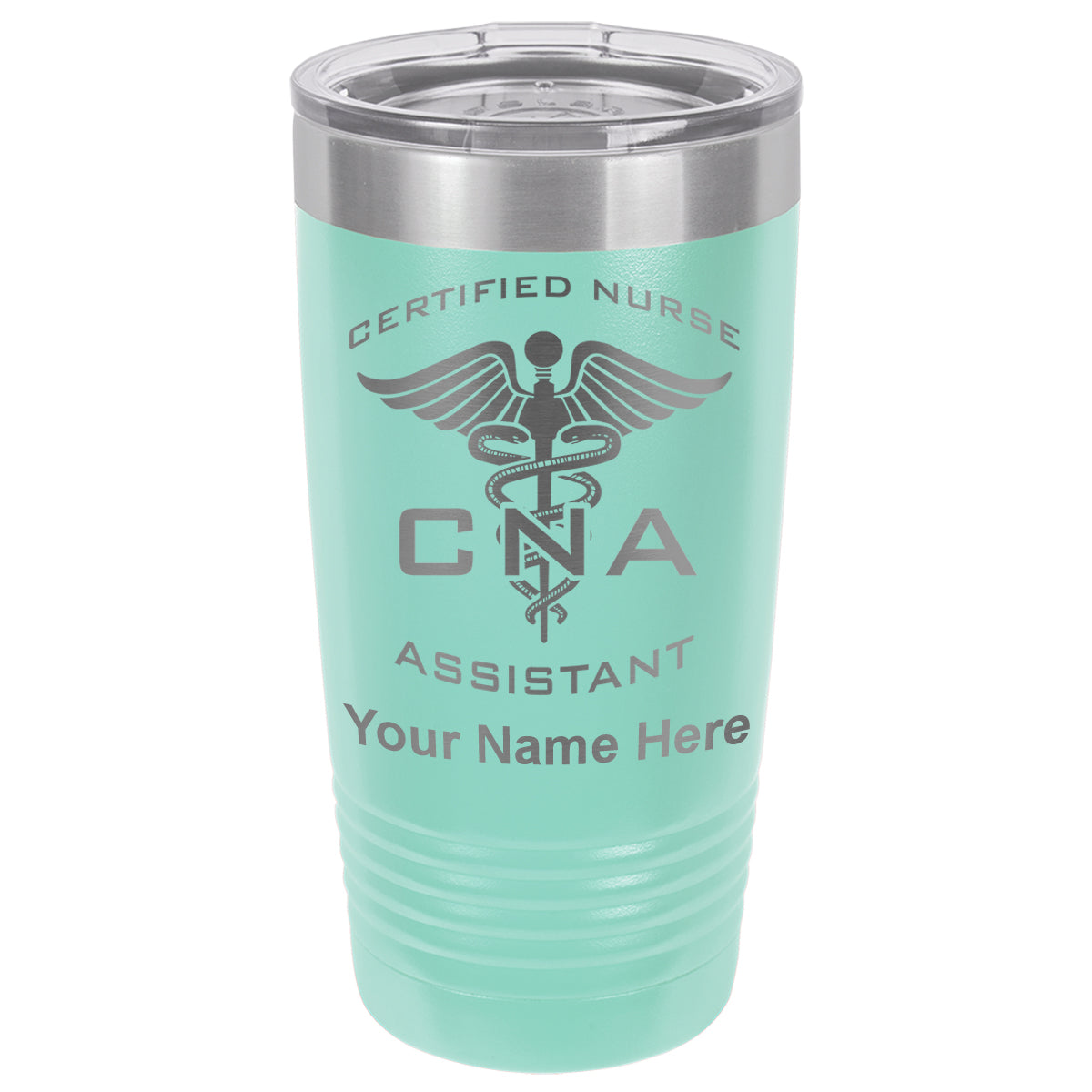 20oz Vacuum Insulated Tumbler Mug, CNA Certified Nurse Assistant, Personalized Engraving Included