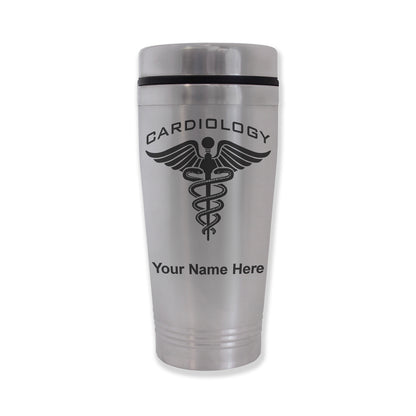 Commuter Travel Mug, Cardiology, Personalized Engraving Included