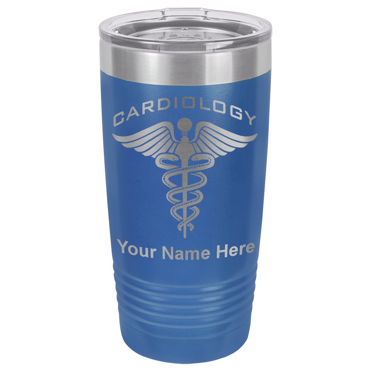 20oz Vacuum Insulated Tumbler Mug, Cardiology, Personalized Engraving Included