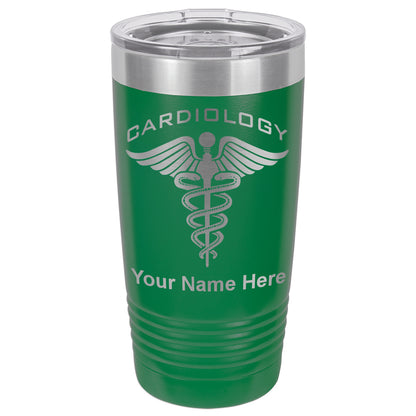 20oz Vacuum Insulated Tumbler Mug, Cardiology, Personalized Engraving Included