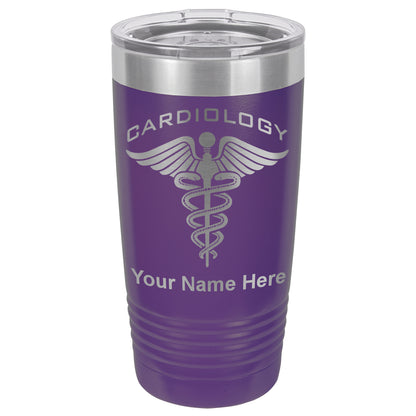 20oz Vacuum Insulated Tumbler Mug, Cardiology, Personalized Engraving Included